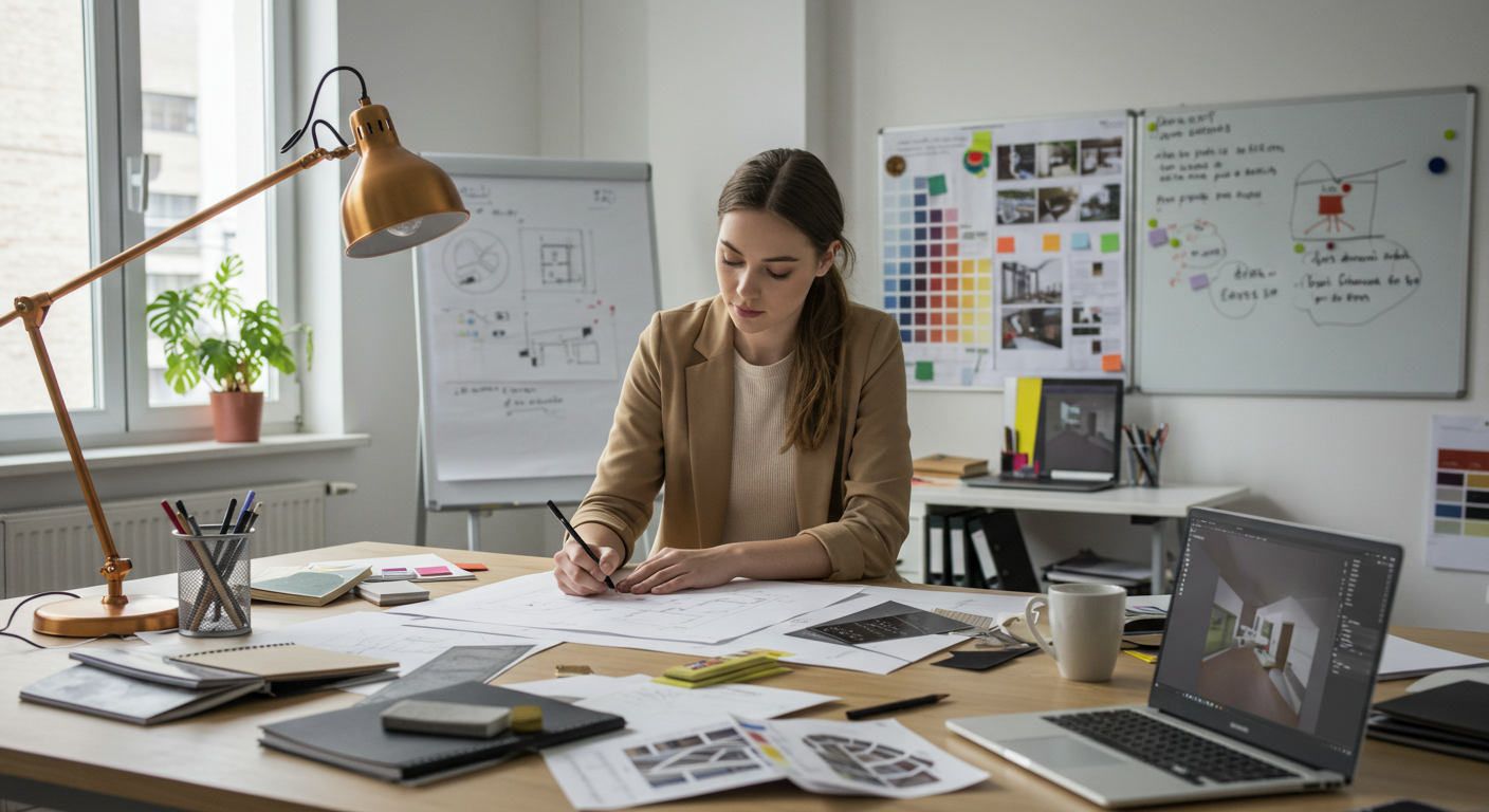 Formation design d’espace : parcours, débouchés et compétences clés